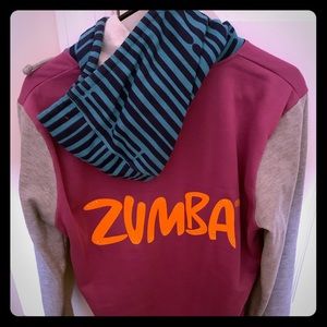 Zumba Zip Up Hoodie Size L